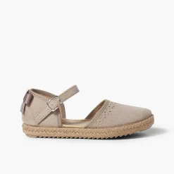 Sandalias<Pisamonas Alpargata Sandalia Niña Con Hebilla Y Lazo Trasero