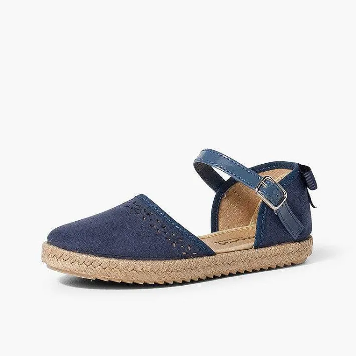 Sandalias<Pisamonas Alpargata Sandalia Niña Con Hebilla Y Lazo Trasero