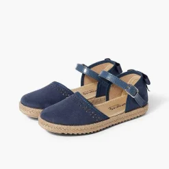 Sandalias<Pisamonas Alpargata Sandalia Niña Con Hebilla Y Lazo Trasero