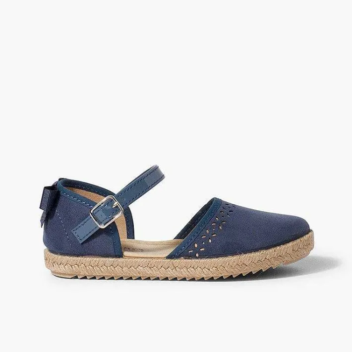 Sandalias<Pisamonas Alpargata Sandalia Niña Con Hebilla Y Lazo Trasero