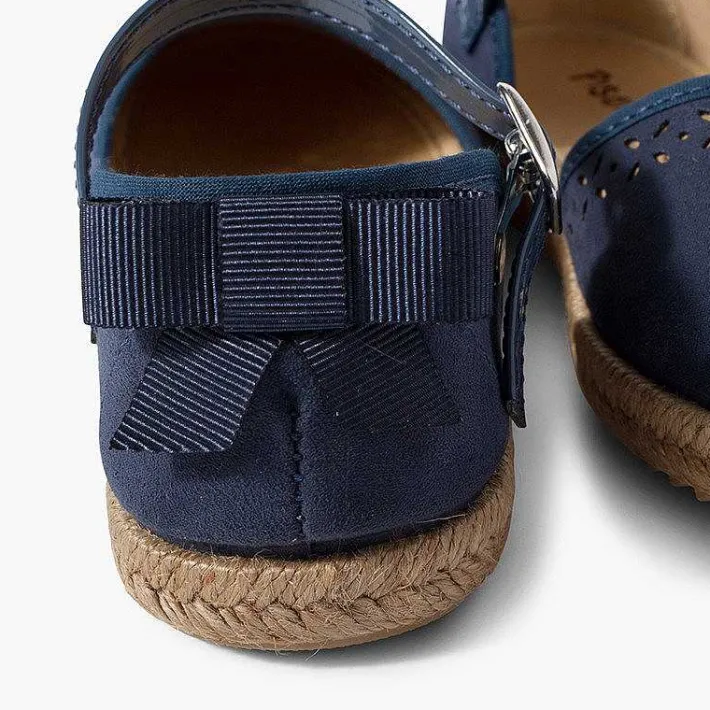 Sandalias<Pisamonas Alpargata Sandalia Niña Con Hebilla Y Lazo Trasero