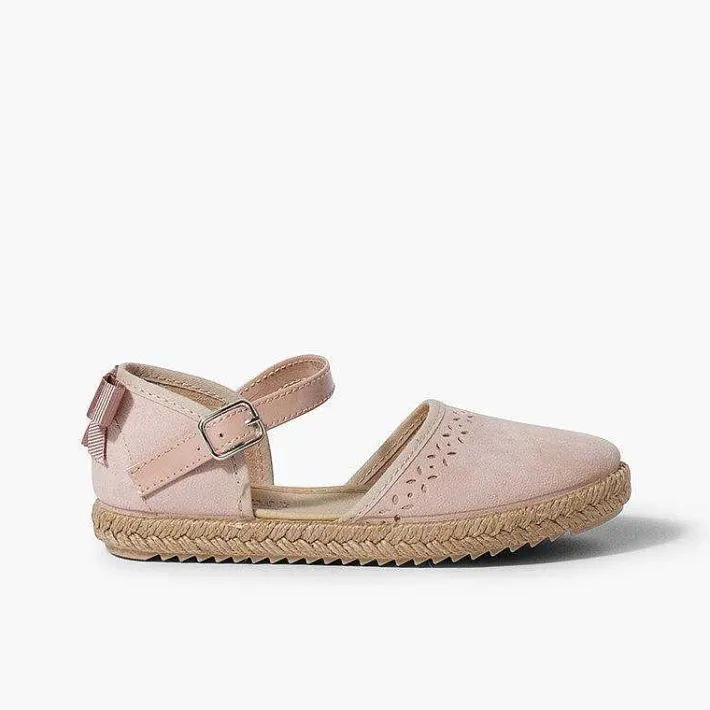 Sandalias<Pisamonas Alpargata Sandalia Niña Con Hebilla Y Lazo Trasero