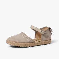 Sandalias<Pisamonas Alpargata Sandalia Niña Con Hebilla Y Lazo Trasero