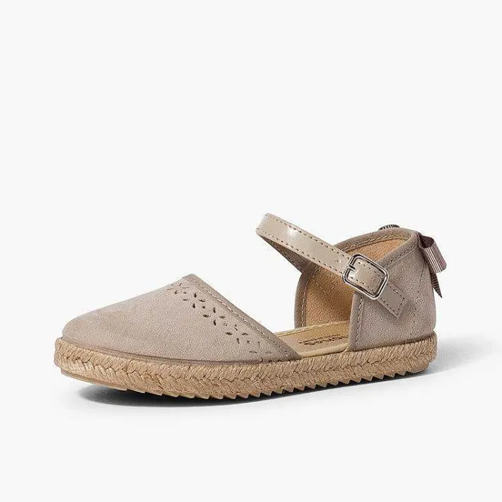 Sandalias<Pisamonas Alpargata Sandalia Niña Con Hebilla Y Lazo Trasero