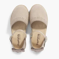 Sandalias<Pisamonas Alpargata Sandalia Niña Con Hebilla Y Lazo Trasero