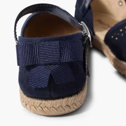 Sandalias<Pisamonas Alpargata Sandalia Niña Con Hebilla Y Lazo Trasero