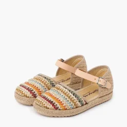 Sandalias<Pisamonas Alpargata Sandalia Niña Rafia Multicolor Color Multicolor