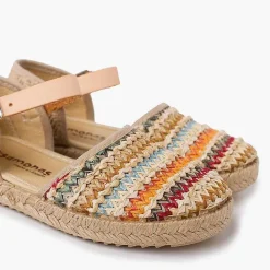 Sandalias<Pisamonas Alpargata Sandalia Niña Rafia Multicolor Color Multicolor