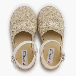 Zapatos Comunión<Pisamonas Alpargata Tira Bordada Hebilla