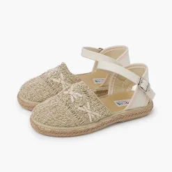 Zapatos Comunión<Pisamonas Alpargata Tira Bordada Hebilla