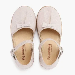 Sandalias<Pisamonas Alpargatas Con Lacito Pala Fruncida