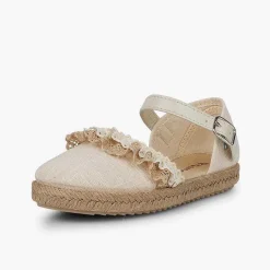 Zapatos Comunión<Pisamonas Alpargatas Niña Con Puntillas