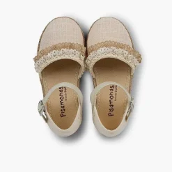 Zapatos Comunión<Pisamonas Alpargatas Niña Con Puntillas