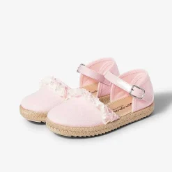 Zapatos Comunión<Pisamonas Alpargatas Niña Con Puntillas
