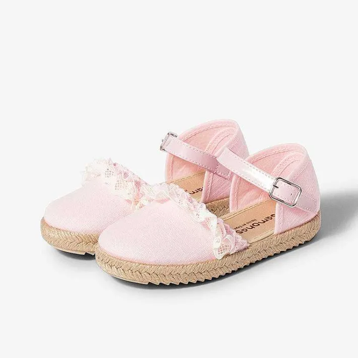 Zapatos Comunión<Pisamonas Alpargatas Niña Con Puntillas