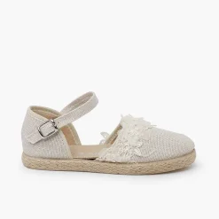 Zapatos Comunión<Pisamonas Alpargatas Puntilla Ceremonia