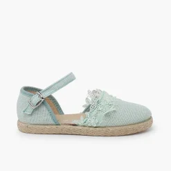 Zapatos Comunión<Pisamonas Alpargatas Puntilla Ceremonia