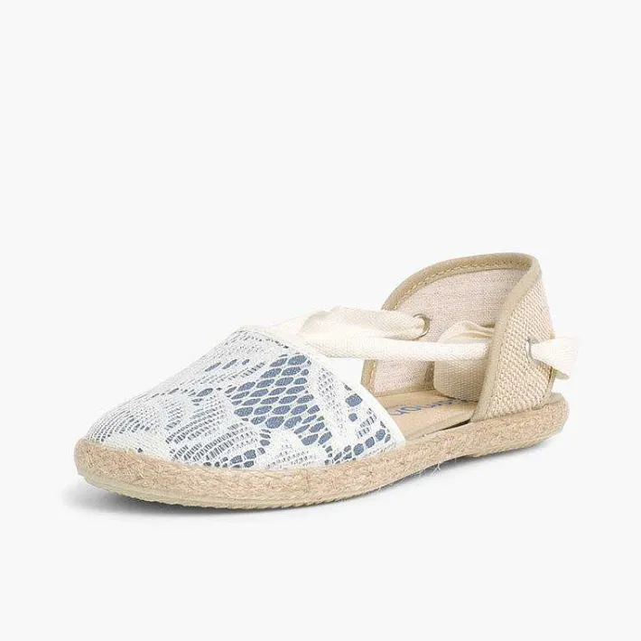 Alpargatas<Pisamonas Alpargatas Valencianas Niñas Crochet
