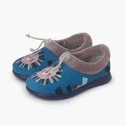 Zapatillas Casa<Pisamonas Babuchas Casa Ajustables Leon Color Azul