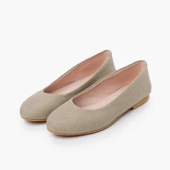 Bailarinas<Pisamonas Bailarina De Vestir Lino Niña Y Mujer