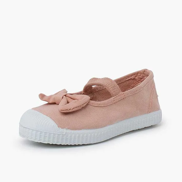 Zapatillas<Pisamonas Bailarina Elastico Y Lazo Suela Zapatillas