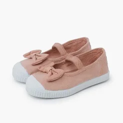 Zapatillas<Pisamonas Bailarina Elastico Y Lazo Suela Zapatillas