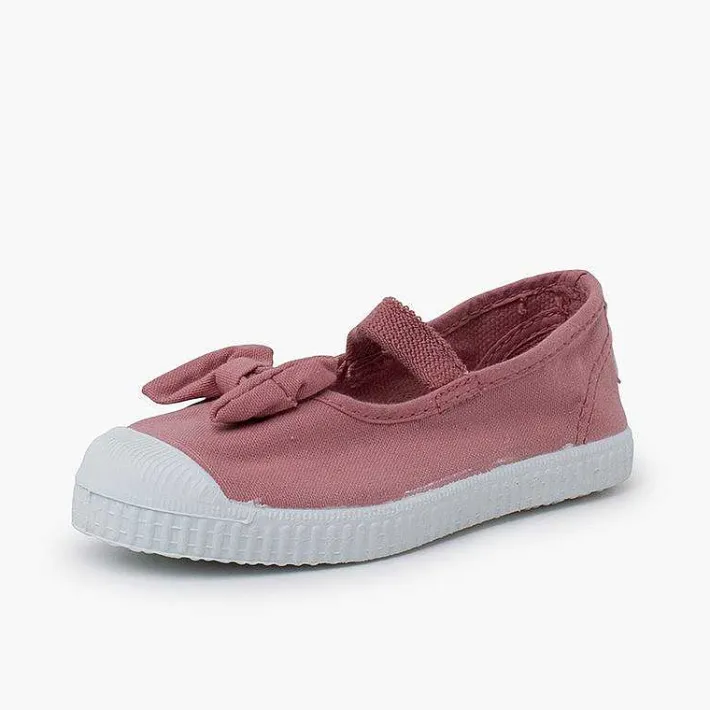 Zapatillas<Pisamonas Bailarina Elastico Y Lazo Suela Zapatillas
