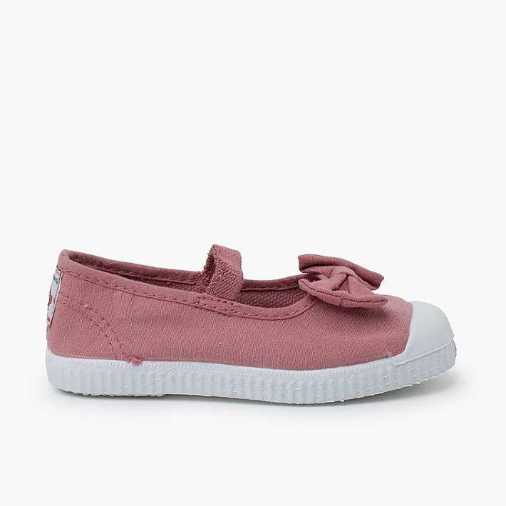 Zapatillas<Pisamonas Bailarina Elastico Y Lazo Suela Zapatillas