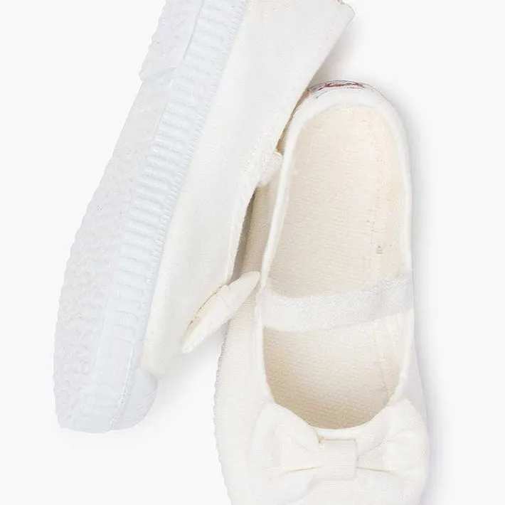 Zapatillas<Pisamonas Bailarina Elastico Y Lazo Suela Zapatillas