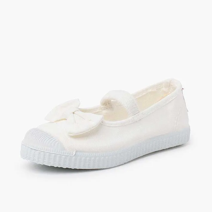 Zapatillas<Pisamonas Bailarina Elastico Y Lazo Suela Zapatillas