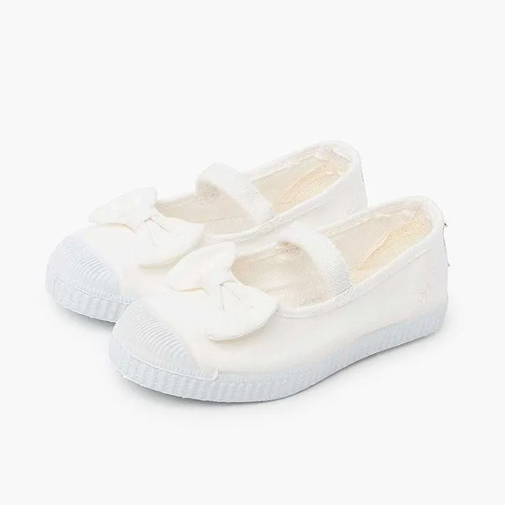 Zapatillas<Pisamonas Bailarina Elastico Y Lazo Suela Zapatillas