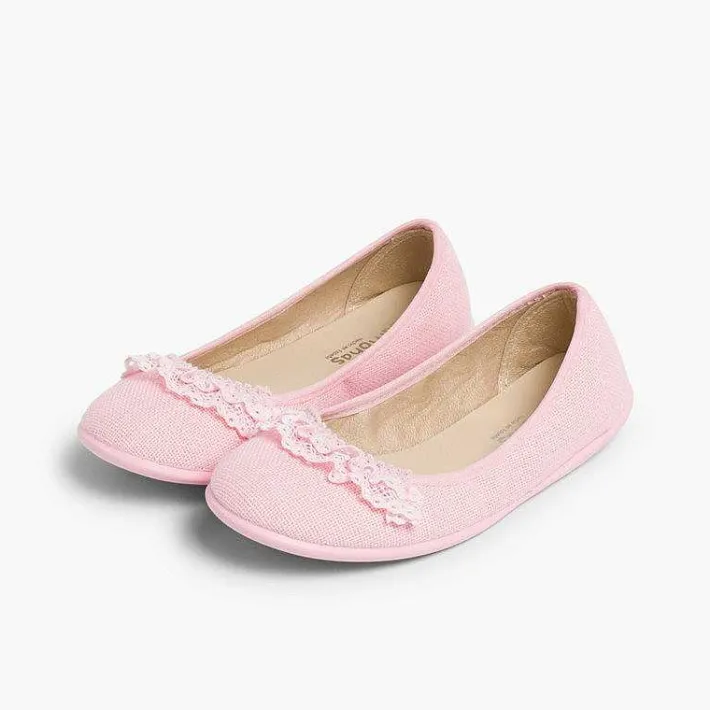 Bailarinas<Pisamonas Bailarina Lino Con Puntilla