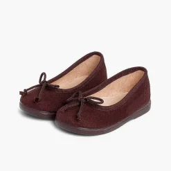 Bailarinas<Pisamonas Bailarina Niña Manoletina Serratex Color Marron