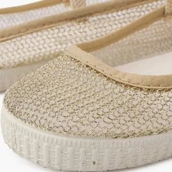Bailarinas<Pisamonas Bailarina Niña Rejilla Metalizada
