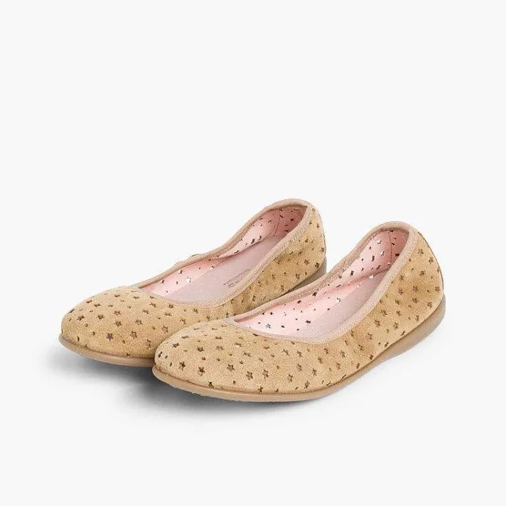 Bailarinas<Pisamonas Bailarina Serraje Elastico Picado Estrellas