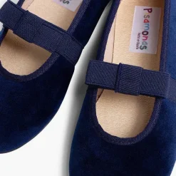 Bailarinas<Pisamonas Bailarina Terciopelo Con Lazo En El Elastico