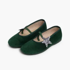 Bailarinas<Pisamonas Bailarinas Con Estrella Glitter Y Tira Elastica