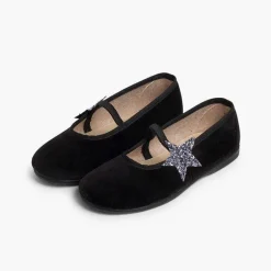 Bailarinas<Pisamonas Bailarinas Con Estrella Glitter Y Tira Elastica