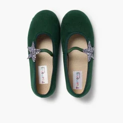 Bailarinas<Pisamonas Bailarinas Con Estrella Glitter Y Tira Elastica