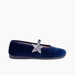 Bailarinas<Pisamonas Bailarinas Con Estrella Glitter Y Tira Elastica