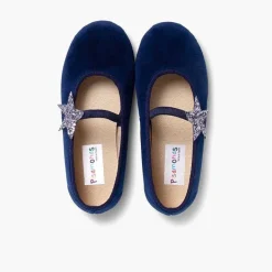 Bailarinas<Pisamonas Bailarinas Con Estrella Glitter Y Tira Elastica