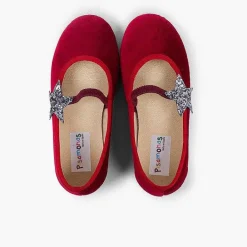 Bailarinas<Pisamonas Bailarinas Con Estrella Glitter Y Tira Elastica