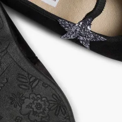 Bailarinas<Pisamonas Bailarinas Con Estrella Glitter Y Tira Elastica