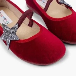 Bailarinas<Pisamonas Bailarinas Con Estrella Glitter Y Tira Elastica