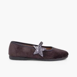 Bailarinas<Pisamonas Bailarinas Con Estrella Glitter Y Tira Elastica