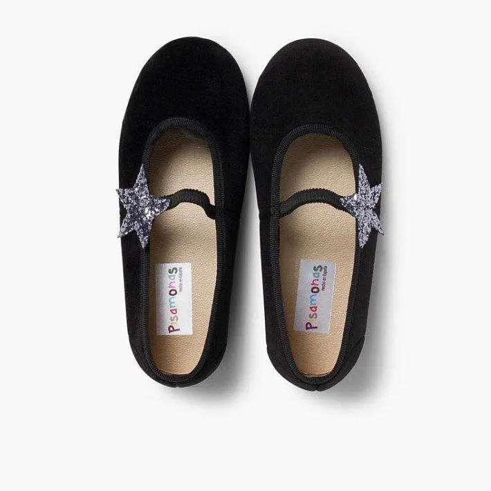 Bailarinas<Pisamonas Bailarinas Con Estrella Glitter Y Tira Elastica