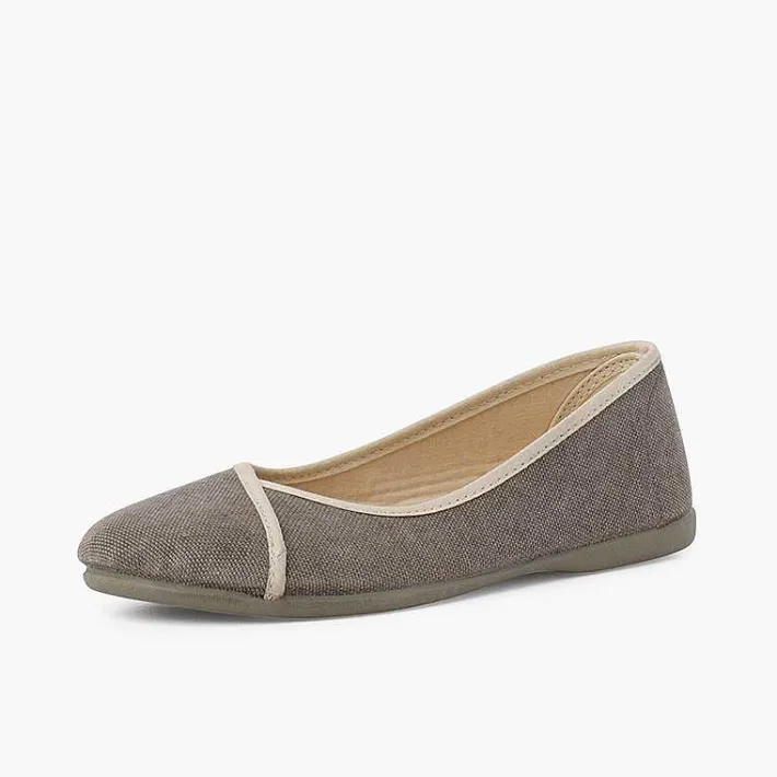 Bailarinas<Pisamonas Bailarinas Eco Lona Reciclada Con Ribete
