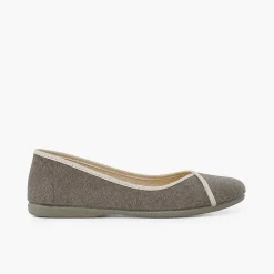 Bailarinas<Pisamonas Bailarinas Eco Lona Reciclada Con Ribete