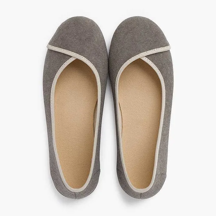 Bailarinas<Pisamonas Bailarinas Eco Lona Reciclada Con Ribete