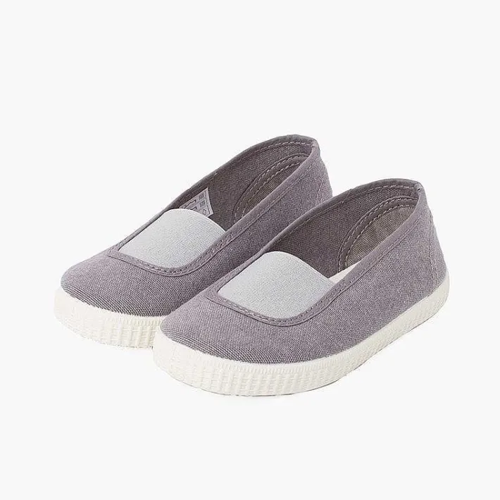 Zapatillas<Pisamonas Bailarinas Elastico Lona Eco Y Suela Tipo Zapatillas